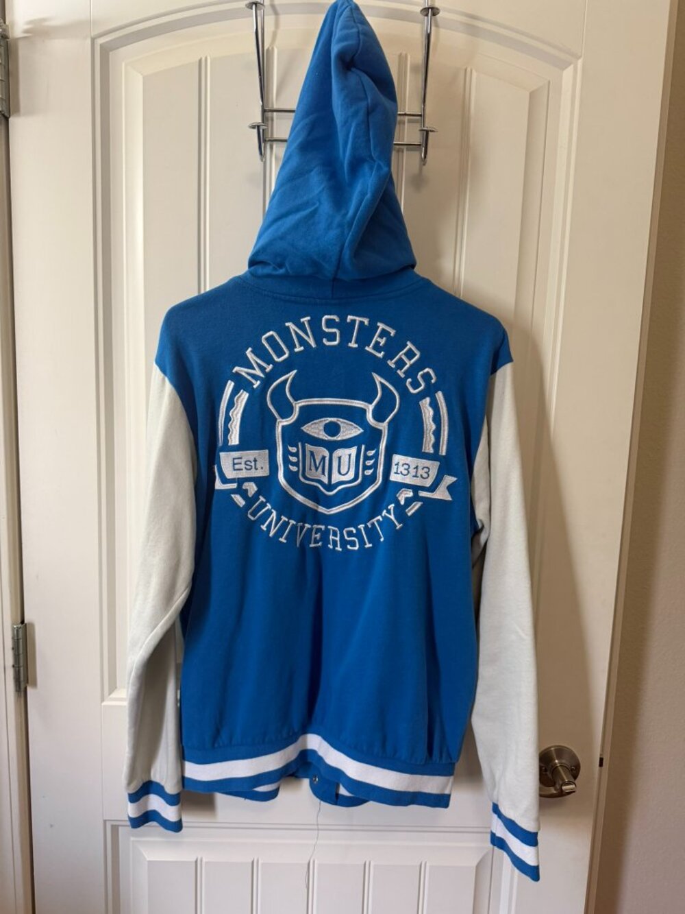 Disney Monsters University Varsity Hoodie Jacket Medium